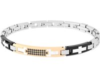 Bracciale Rosso Amante Uomo Evergreen in Acciaio Spinello UBR619FR - UBR619FR